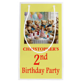 2. Geburtstag Party Teddy Bears Party Kleine Geschenktüte