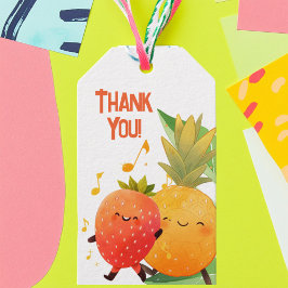 2. Geburtstag Party Zwei-Ti Fruchtigkeit Geschenkanhänger