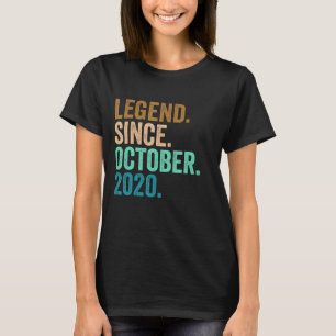 2. Geburtstag seit Oktober 2020 2 Jahre Ol T-Shirt