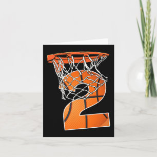 2. Geburtstag Sport 2 Jahre alter Basketball 2 Boy Karte