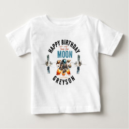 2. Geburtstag Weltraum starten Baby T-shirt