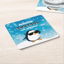 2. Geburtstag Zwei Coole Pinguin-Junge