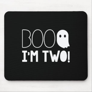 2. Geburtstag Zwei Jahre alt Boo ich bin zwei! Hal Mousepad