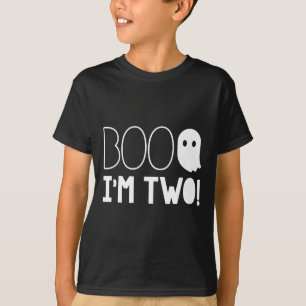 2. Geburtstag Zwei Jahre alt Boo ich bin zwei! Hal T-Shirt