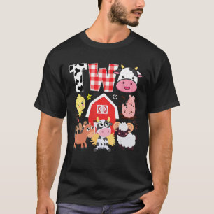 2. Geburtstag Zwei Jahre altes Thema Tiere Geburt T-Shirt