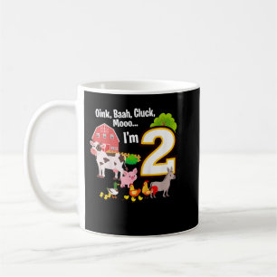 2. Geburtstag Zweijähriger Bauernhof Geburtstagspa Kaffeetasse
