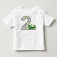 2. Geburtstags-Abfall-LKW-T - Shirt
