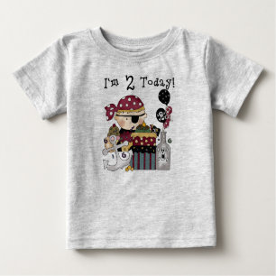 2. Geburtstags-Piraten-T-Shirts und Geschenke Baby T-shirt