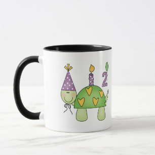 2. Geburtstags-Schildkröte Tasse