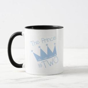 2. Geburtstags-T-Shirts und Geschenke Prinz-Crown Tasse
