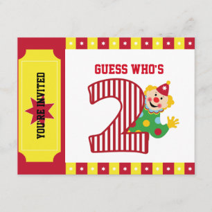 2. Geburtstags-wellenartig bewegende Einladung