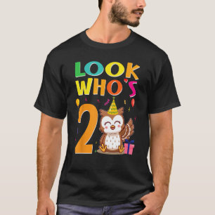 2. Geburtstagskugel schauen, wer 2 Jahre alt ist P T-Shirt
