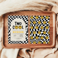 2. Geburtstagslächeln Gesicht Retro Schwarz-weiß G