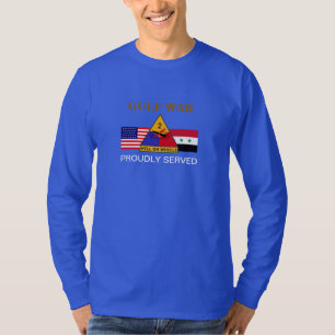 2. GEPANZERTE ABTEILUNGS-GOLFKRIEG-LANGER HÜLSEN- T-Shirt