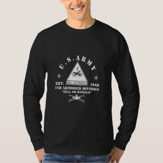 2. gepanzerte Division Fort Hood Texas Tx Vater's T-Shirt