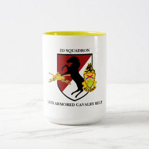 2. GESCHWADER-11. GEPANZERTE KAVALLERIE-TASSE ZWEIFARBIGE TASSE