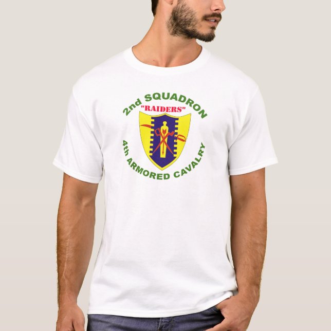 2. Geschwader-4. gepanzerte Kavallerie-Regiment T-Shirt (Vorderseite)
