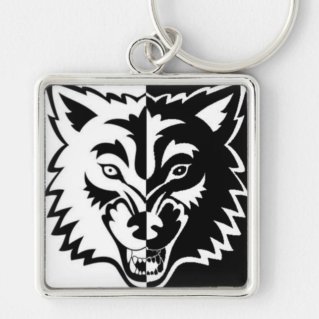 2 Gesichter Schlüsselanhänger (Vorne)