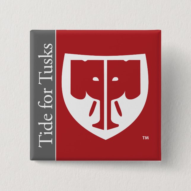 2" Gezeiten für Stoßzahnknopf Button (Vorderseite)