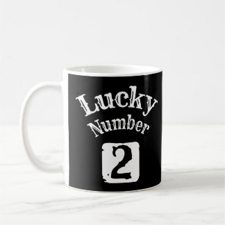 2 - Glück Nummer 2 Luch Kaffeetasse