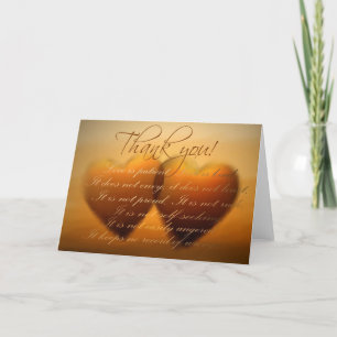 2 Goldenes Herz danke Ihnen Karte!