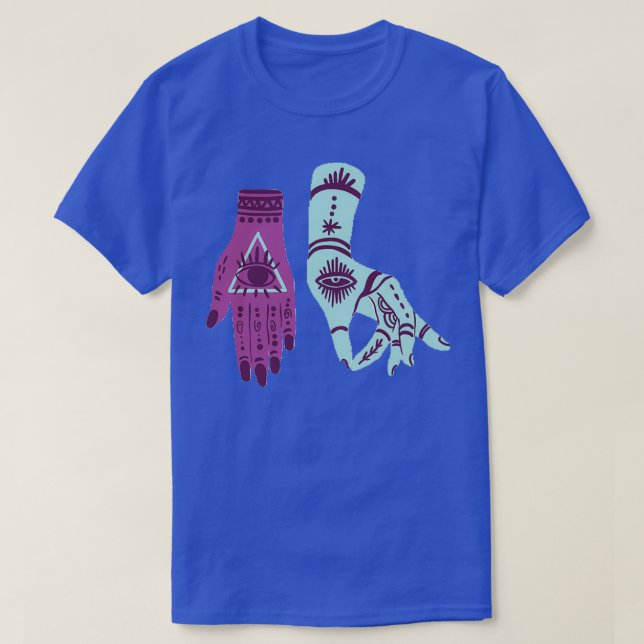 2 Goth Hand Eyes T-Shirt (Design vorne)