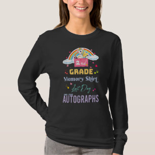 2. Grade Memory Letzter Tag Autographen 2021 2022 T-Shirt