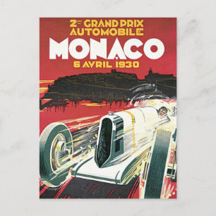 2. Grand Prix de Monaco Postkarte
