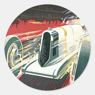 2. Grand Prix de Monaco Runder Aufkleber