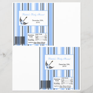 2 Hershey's Large Bar Wrapper Boy Blue Punk Rocker Flyer