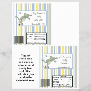 2 Hershey's Large Bar Wrapper Leap Frog Turtle Bee Flyer