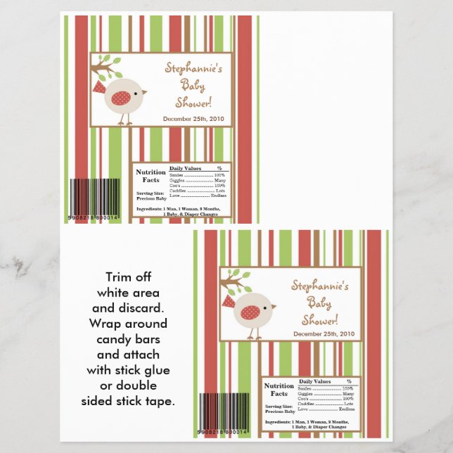 2 Hershey's Large Bar Wrapper Red Barn Farm Flyer (Vorne)