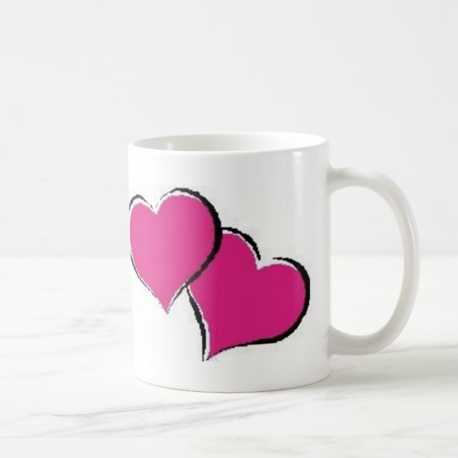 2 Herzen Tasse (Rechts)