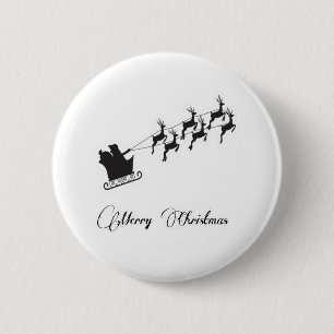 2.Ho Ho Ho Weihnachtsmann lacht fröhliche Weihnac Button