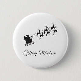 2.Ho Ho Ho Weihnachtsmann lacht fröhliche Weihnach Button