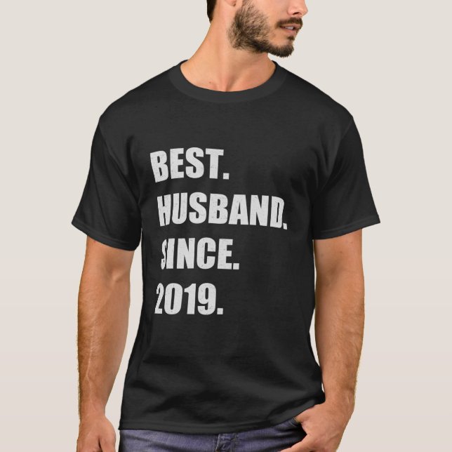 2. Hochzeit Jubiläum Geschenk Ihm Bestes Ehemännch T-Shirt (Vorderseite)