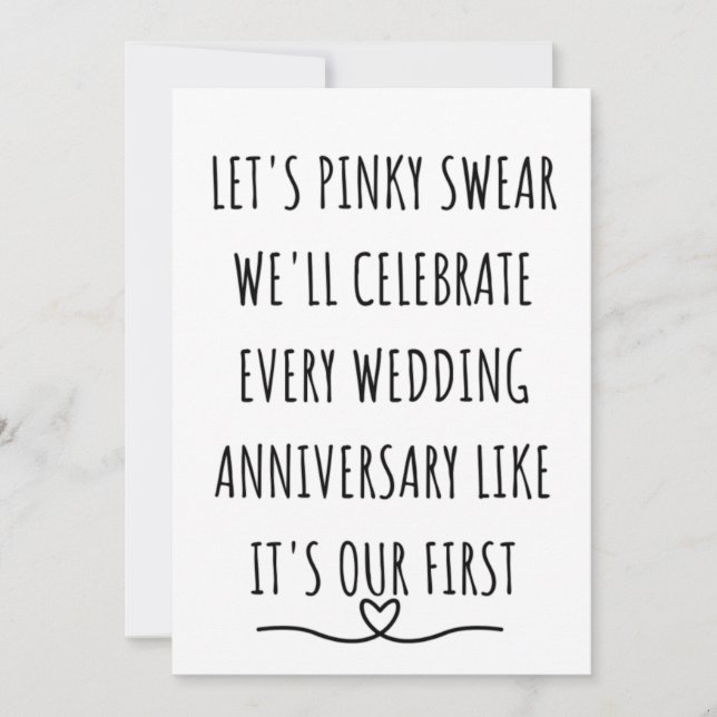 2. Hochzeitstag Karte (Vorderseite)