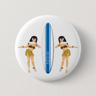 2 Hulas und Surfboard Button