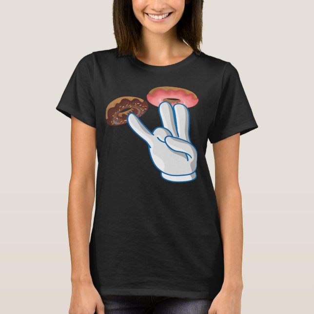 2 Im rosa 1 im stinkfarbenen erwachsenen Humor Gif T-Shirt (Vorderseite)