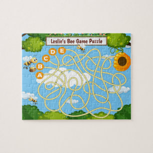 2 in 1, niedliche bunt  Honigbienen und Bienenwild Puzzle