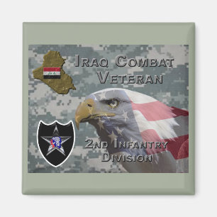 2. Infanterie Div Irak Combat Veteran Magnet