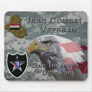 2. Infanterie Div Irak Combat Veteran Mousepad