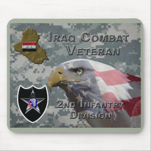 2. Infanterie Div Irak Combat Veteran Mousepad