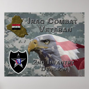 2. Infanterie Div Irak Combat Veteran Poster