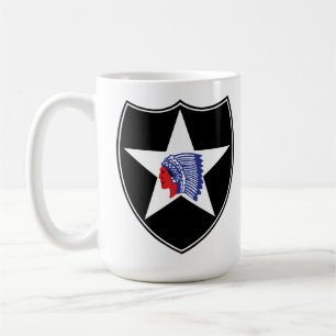 2. Infanterie Division Patch United Staaten Kaffeetasse