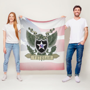 2. Infanterieabteilung Veteran Fleecedecke