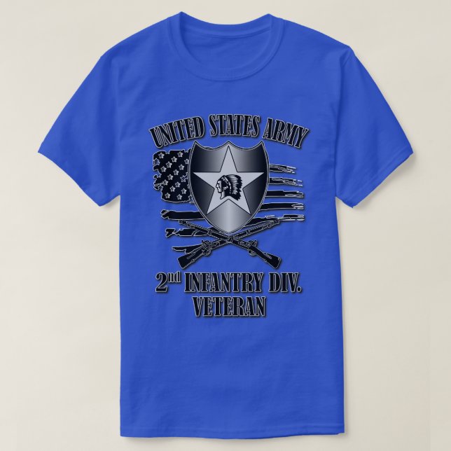 2. Infanterieabteilung Veteran T-Shirt (Design vorne)