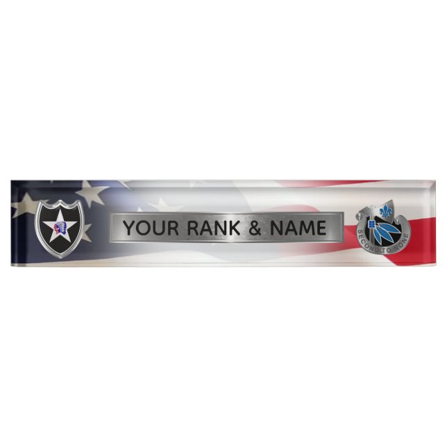 2. Infanteriedivision - 2. ID Namensplakette (Vorderseite)