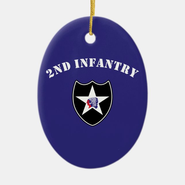 2. Infanteriedivision Keramik Ornament (Vorne)