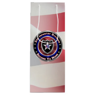 2. Infanteriedivision „Second To None“ Geschenktüte Für Weinflaschen